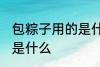 包粽子用的是什么叶子 包粽子的叶子是什么