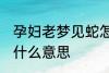 孕妇老梦见蛇怎么回事 孕妇梦见蛇是什么意思