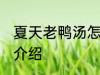 夏天老鸭汤怎么煲 夏季老鸭汤的做法介绍