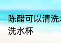 陈醋可以清洗水杯吗 陈醋可不可以清洗水杯