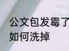 公文包发霉了怎么洗掉 公文包发霉了如何洗掉