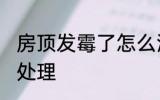 房顶发霉了怎么洗掉 房顶发霉了如何处理