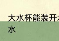 大水杯能装开水吗 大水杯能不能装开水