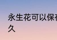 永生花可以保存多久 永生花能保存多久