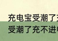 充电宝受潮了充不进电怎么办 充电宝受潮了充不进电如何处理