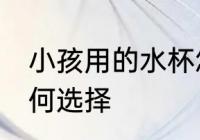 小孩用的水杯怎么选 儿童水杯应该如何选择
