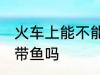 火车上能不能带杀好的鱼 火车上可以带鱼吗