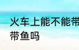 火车上能不能带杀好的鱼 火车上可以带鱼吗
