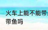 火车上能不能带杀好的鱼 火车上可以带鱼吗