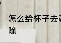 怎么给杯子去黄垢 杯子的黄垢如何去除